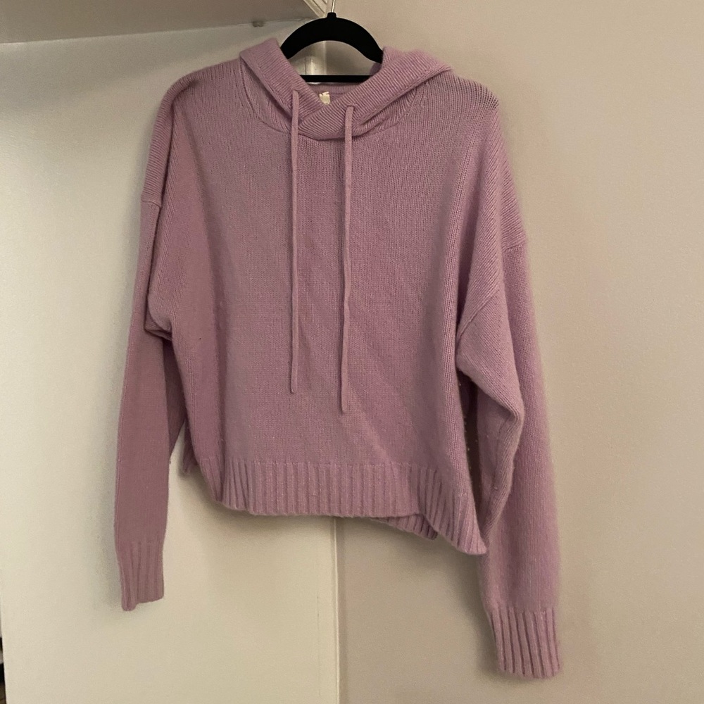 Aritzia Lavender Luxe Cashmere Hoodie